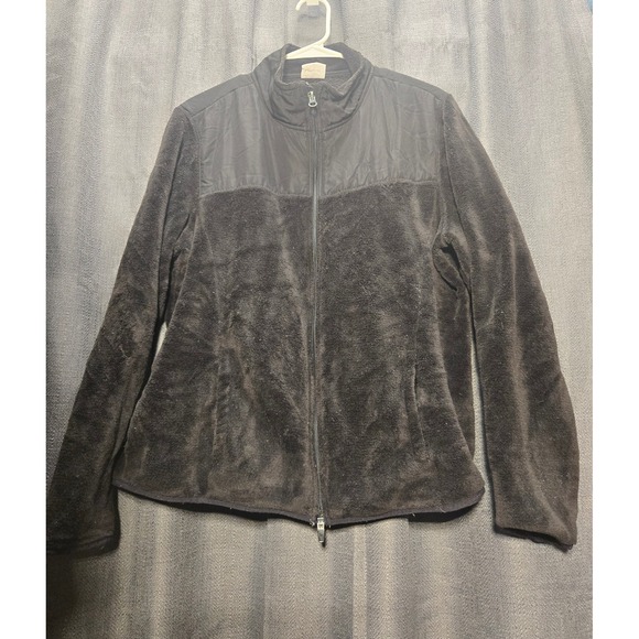 Danskin Now Fleece Jacket Full Zip‎ Soft Cozy Black XXL - Picture 1 of 7